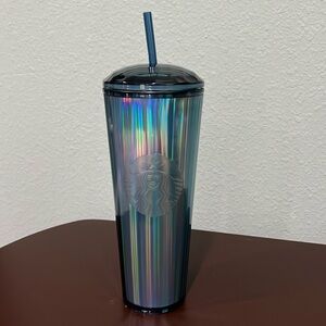 24oz teal kaleidoscope Starbucks tumbler